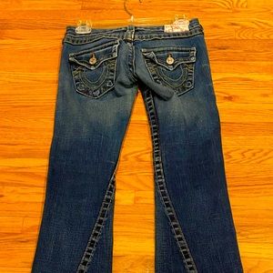 True Religion Jeans. Medium blue wash Joey style.